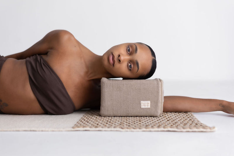 Load image into Gallery viewer, Yoga Block - Naturally Dyed Organic Cotton
