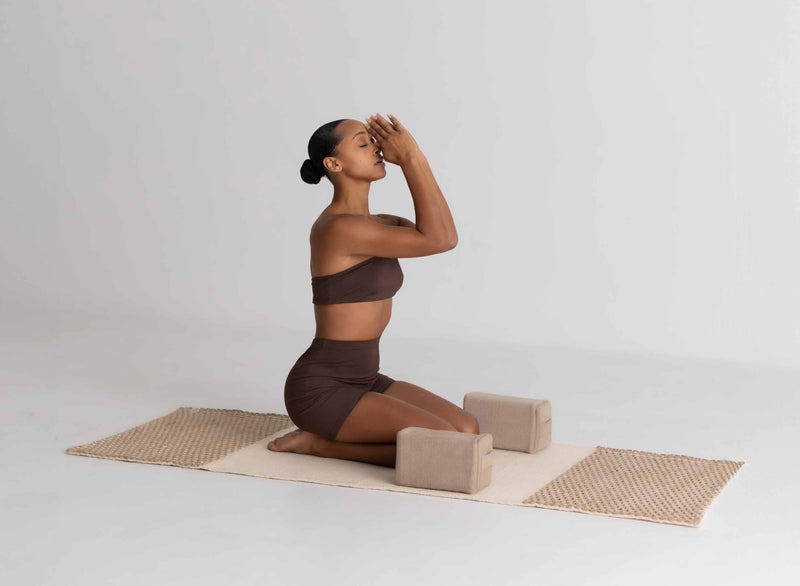 Load image into Gallery viewer, Yoga Block - Naturally Dyed Organic Cotton
