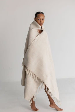 Oko Living - Organic Cotton Yoga Blanket - Naturally Dyed