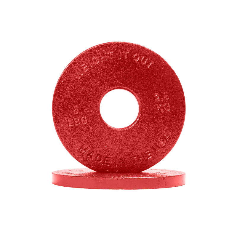 Load image into Gallery viewer, Weight It Out - Standard 1-inch Center Hole Cast Iron Weight Plate Pairs
