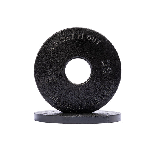 Weight It Out - Cast Iron Machined Weight Plate Pairs