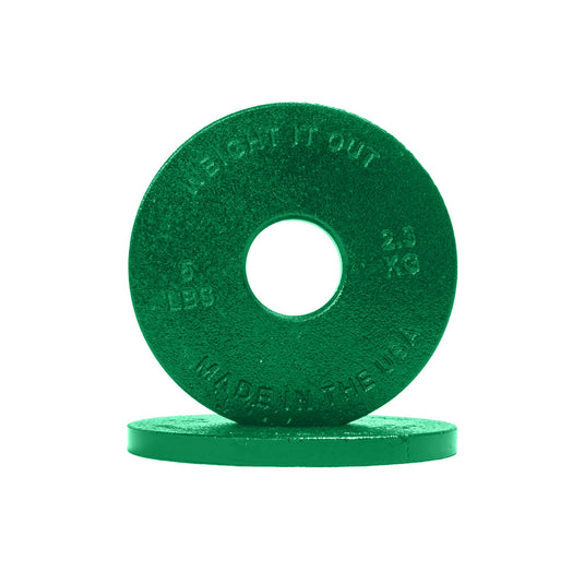 Weight It Out - Cast Iron Machined Weight Plate Pairs