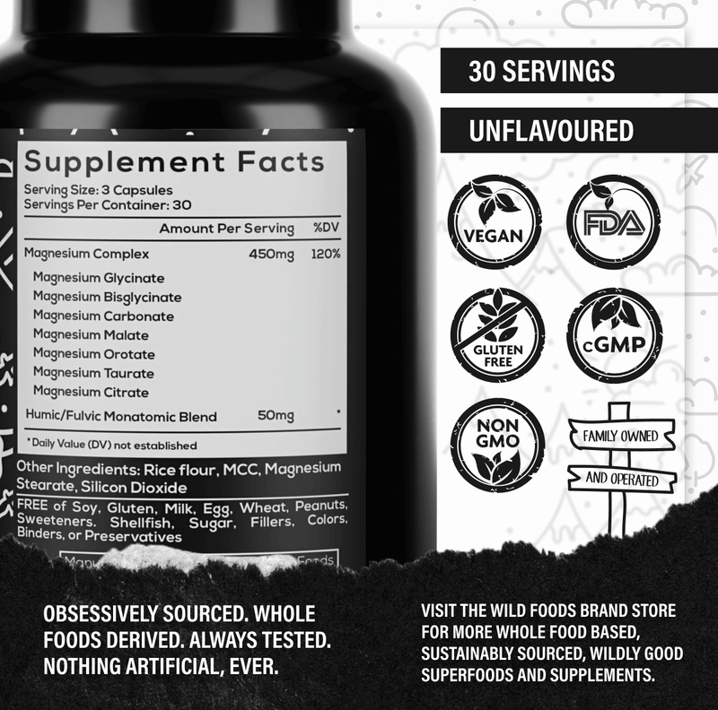 Load image into Gallery viewer, Wild Foods - Power Bundle: Magnesium + K2 &amp; D3 - Vitamins &amp; Supplements
