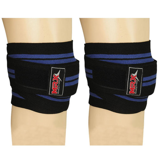 MRX - Weight Lifting Knee Wraps Bodybuilding Gym Workout Lifting Wrap - Braces & Supports