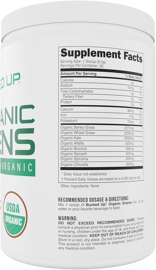 Bucked Up - Organic Greens