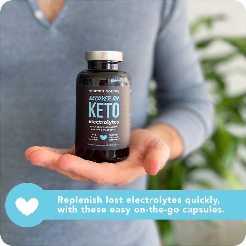 Load image into Gallery viewer, Vitamin Bounty - Recover On Keto Electrolyte Capsules - Electrolytes
