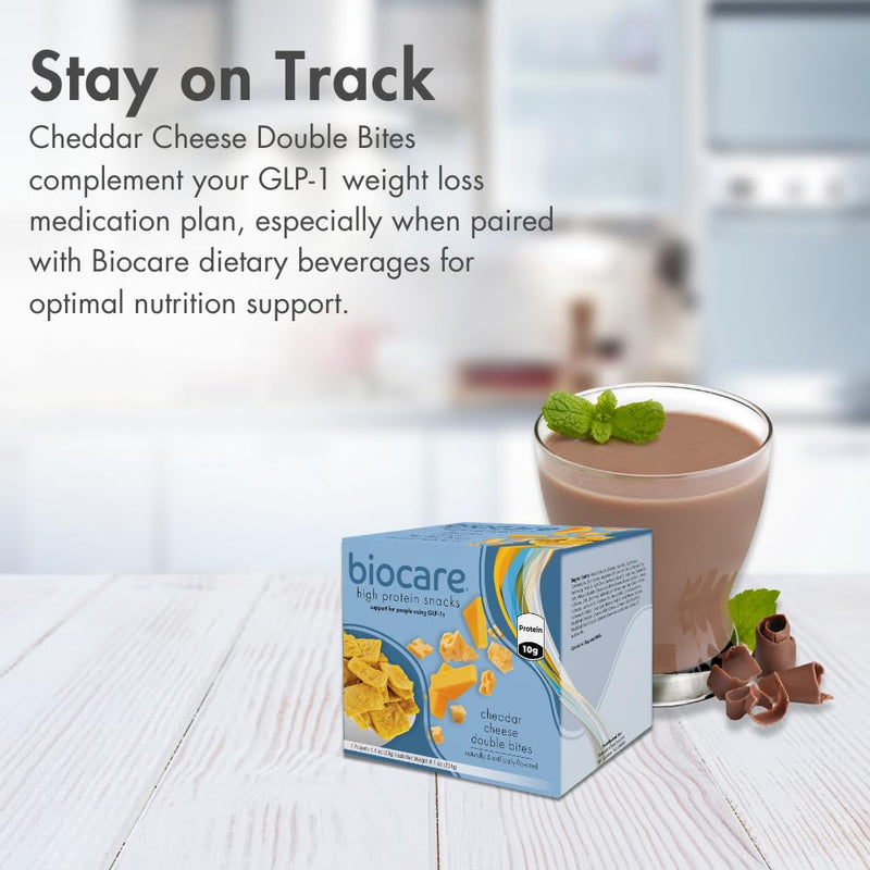 Load image into Gallery viewer, Biocare - High Protein Cheddar Cheese Double Bites - Protein Supplements
