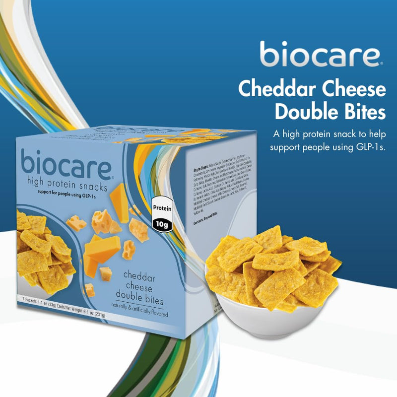 Load image into Gallery viewer, Biocare - High Protein Cheddar Cheese Double Bites - Protein Supplements
