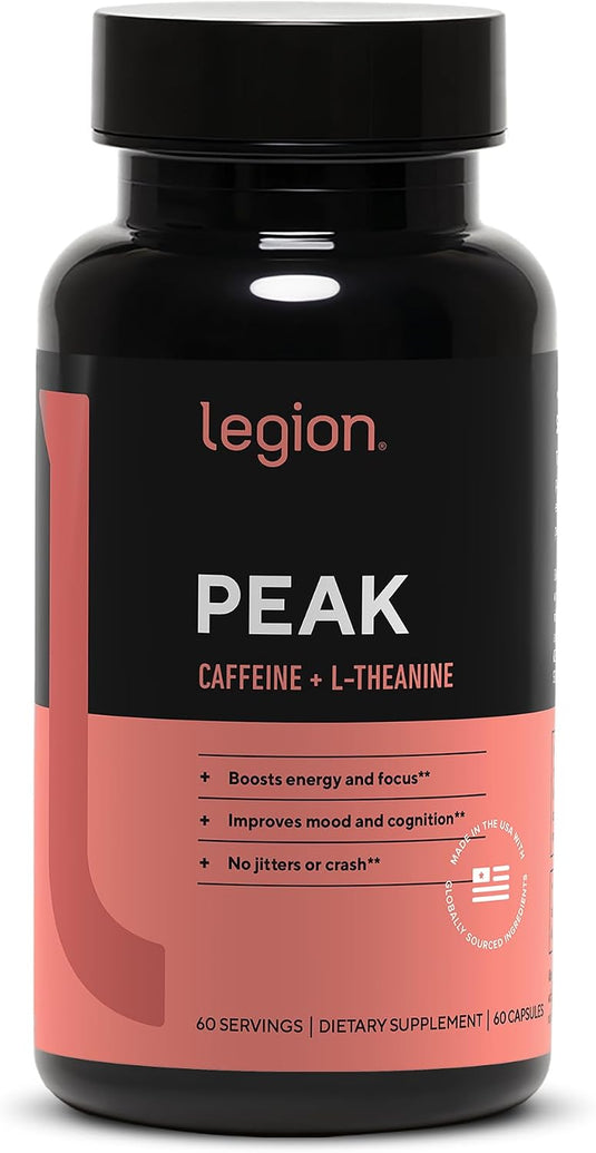 Legion Athletics - Peak L-Theanine + Caffeine - Nootropic