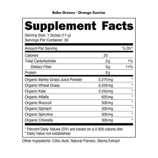Babe - Organic Greens