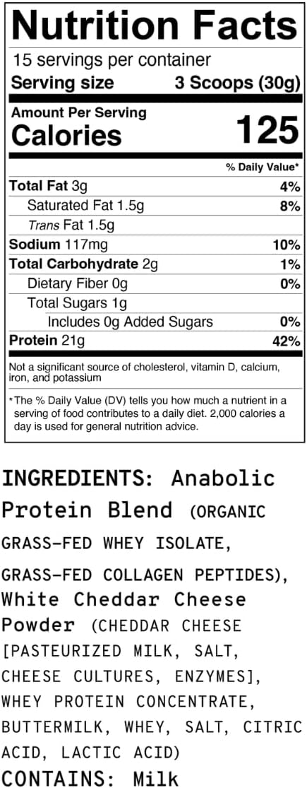 Meal Boosters - Muscle Boosters White Cheddar (10 Single-Serve Packs) - Protein Supplements