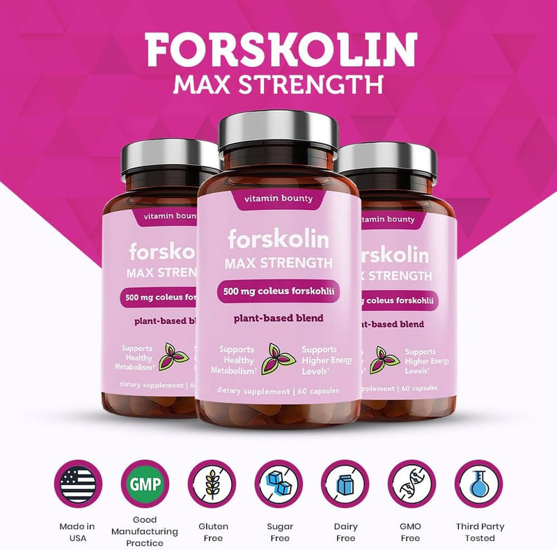 Load image into Gallery viewer, Vitamin Bounty - Forskolin Max Strength - Vitamins &amp; Supplements
