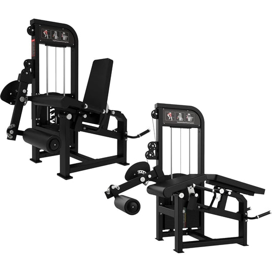 SFE - Commercial Leg Extension Prone Leg Curl Combo w/250lb weight stack (New)