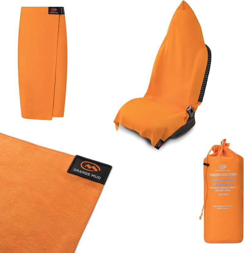 Load image into Gallery viewer, Orange Mud - Transition Wrap Extreme: Waterproof Seat Cover and Changing Towel - Sport Towel
