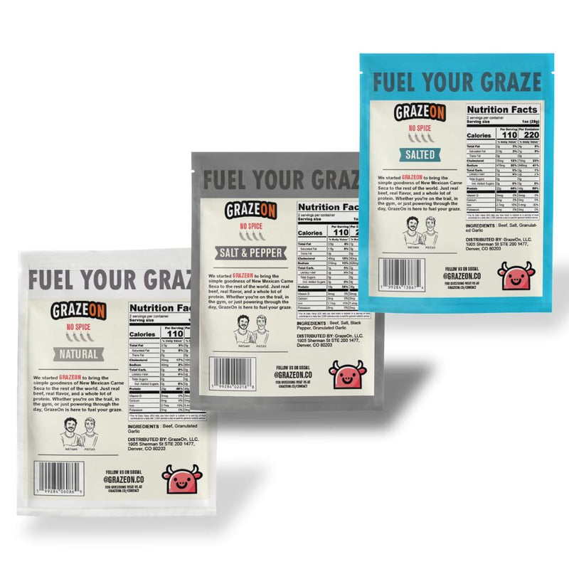 Load image into Gallery viewer, GrazeOn - Salt Beef Crisps (2 oz) - Protein Snack
