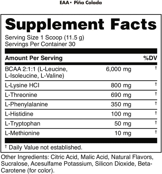 Bucked Up - Essential Amino Acids - EAA
