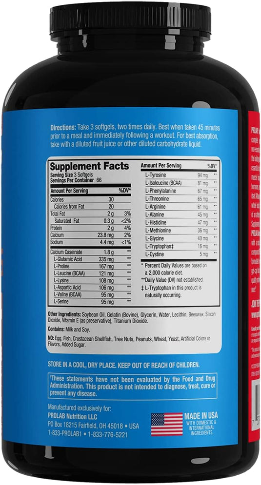 Prolab Nutrition - Amino Gel Caps (200 Count)