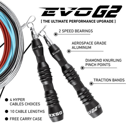 RXSG - EVO G2 Speed Jump Rope – Hyper Cable