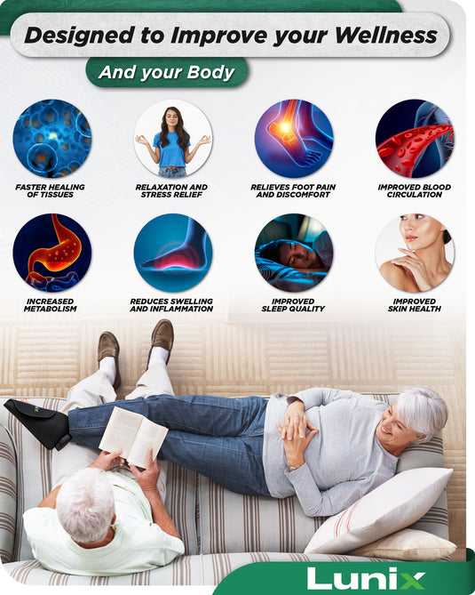 Lunix - LX24 Red Light Therapy for Feet