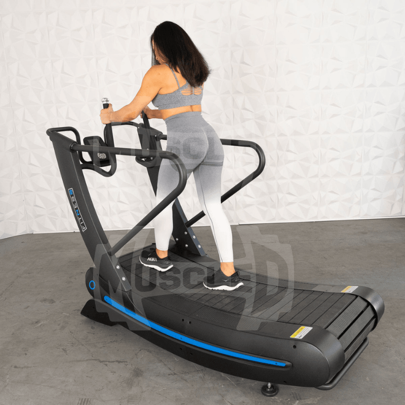 Load image into Gallery viewer, Muscle D Fitness - Commercial Self Powered Curve Treadmill - Standalone
