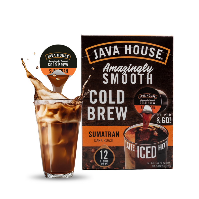 Load image into Gallery viewer, Java House - Cold Brew Coffee Pods - Sumatran / 12 Count
