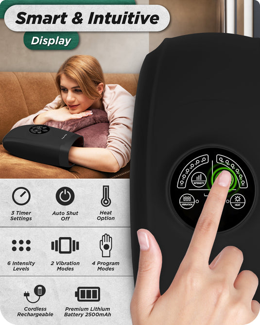 LX3 Cordless Hand Massager Black