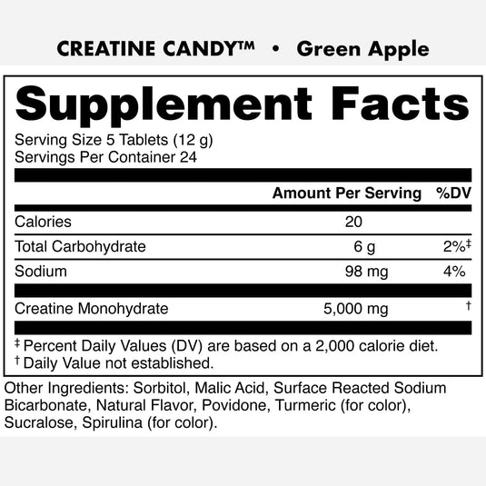 Bucked Up - Creatine Candy
