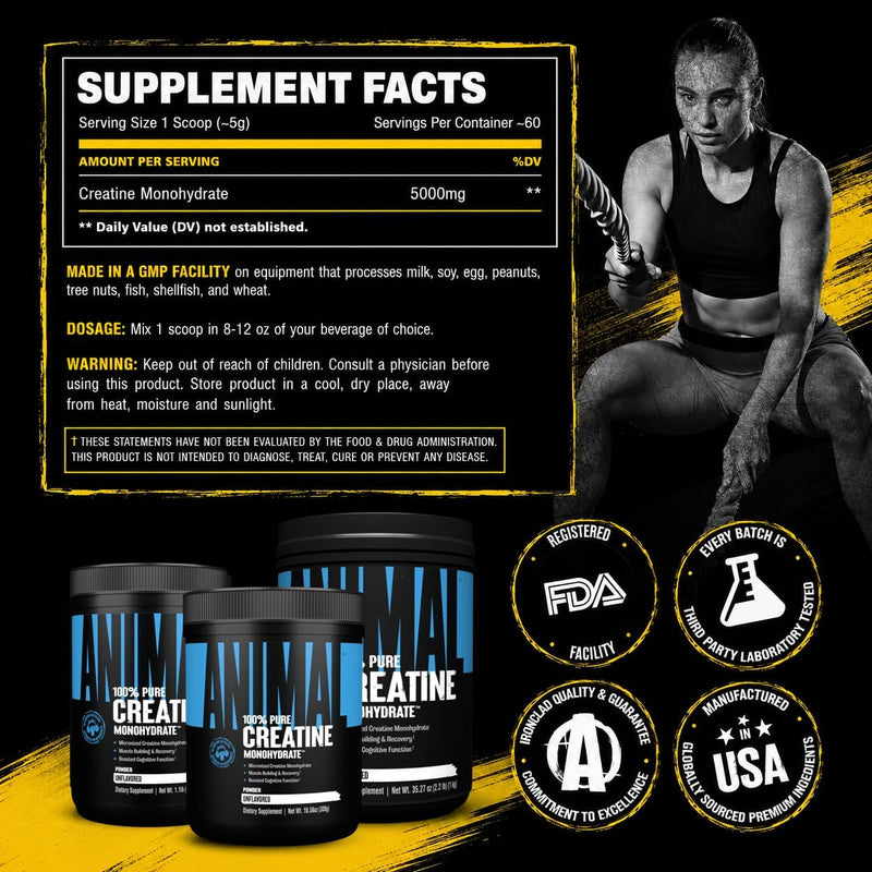 Load image into Gallery viewer, Animal - Creatine Monohydrate Powder
