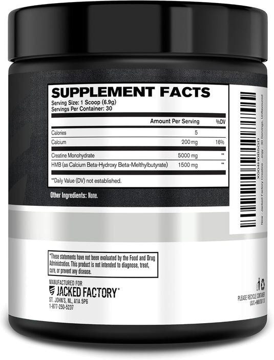 Jacked Factory - Creatine + HMB