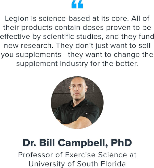 Legion Athletics - Micronized Creatine Monohydrate Capsules