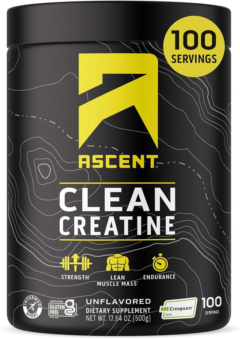 Load image into Gallery viewer, Ascent - Clean Creatine - 100 Servings Tub
