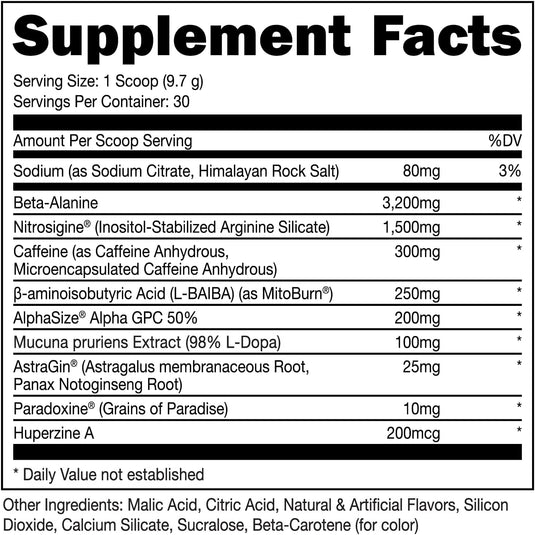 Bucked Up - LFG Burn Thermogenic Pre-Workout
