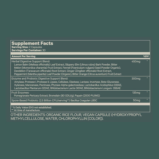 Juna - Detox Digestive Enzymes - Vitamins & Supplements