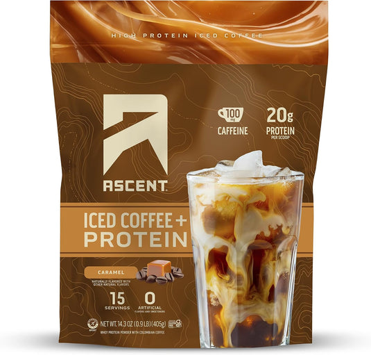 Ascent - Iced Coffee + Protein - Protein Supplements