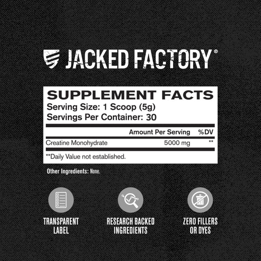 Jacked Factory - Creatine Monohydrate Powder