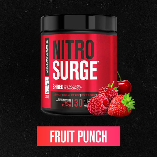 Jacked Factory - Nitrosurge Shred Pre-Workout and Fat-Burner