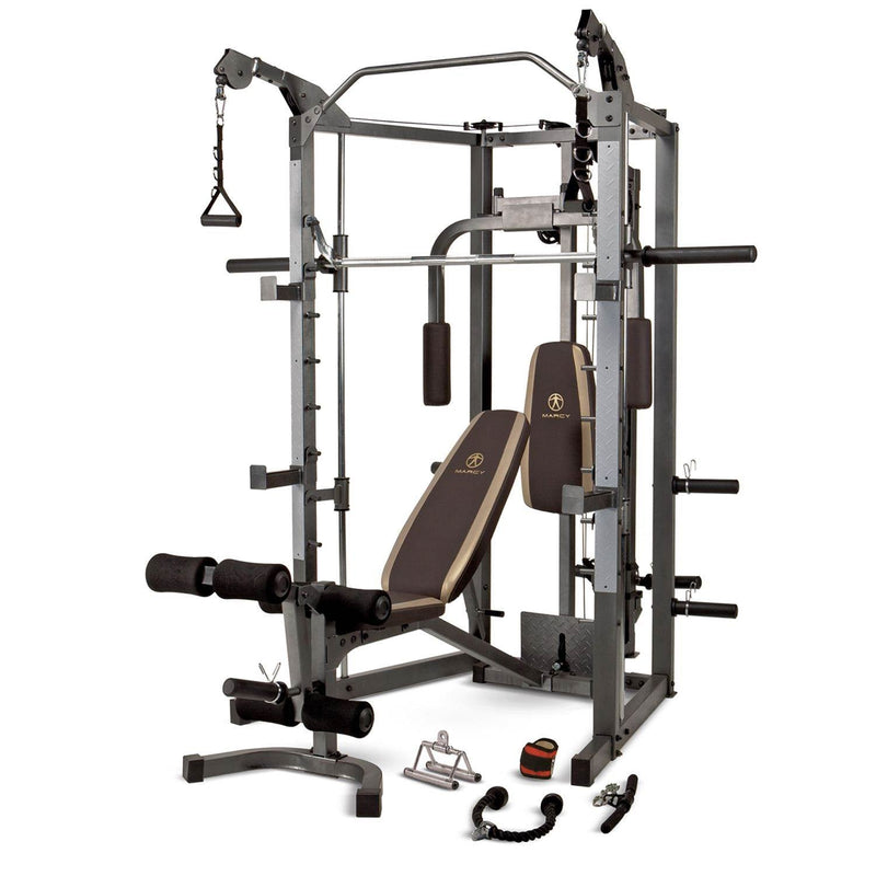 Load image into Gallery viewer, Marcy Combo Smith Heavy-Duty Total Body Strength Home Gym Workout Machine
