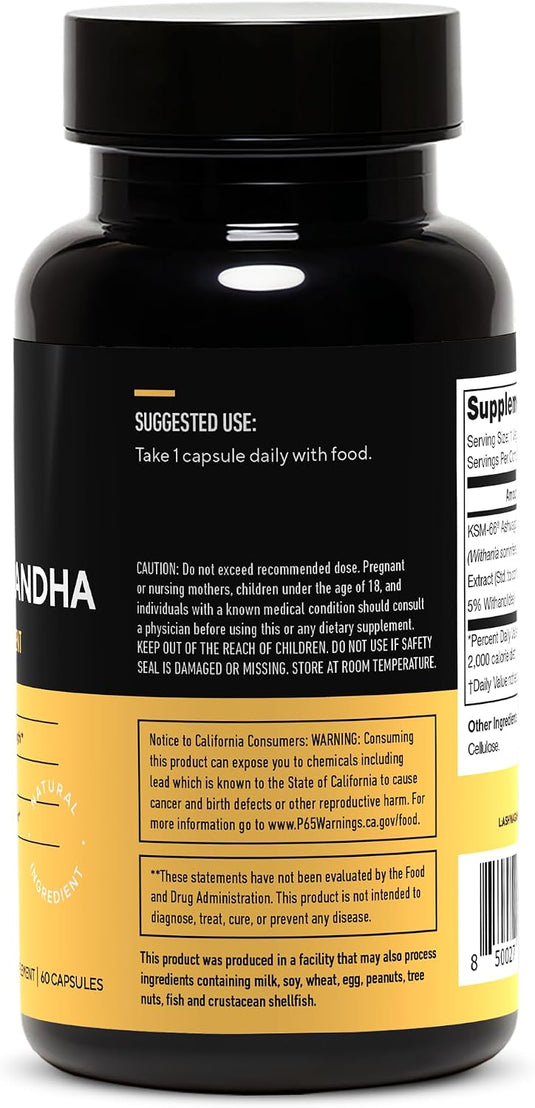 Legion Athletics - Ashwagandha Root Extract - Adaptogen
