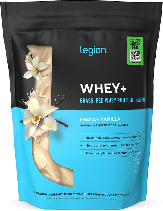 Legion Athletics - Whey+ Grass-Fed Whey Protein Isolate
