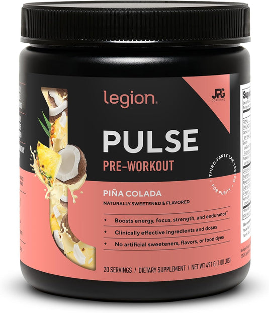 Legion Athletics - Pulse Pre-Workout - Pina Colada / 20 Servings