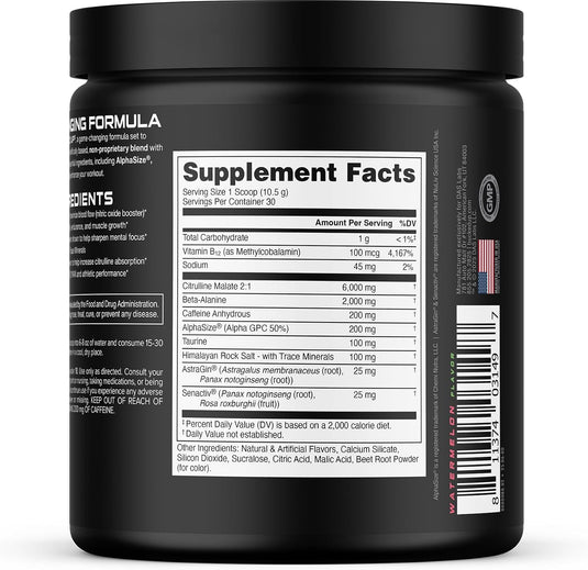 Bucked Up - Pre-Workout