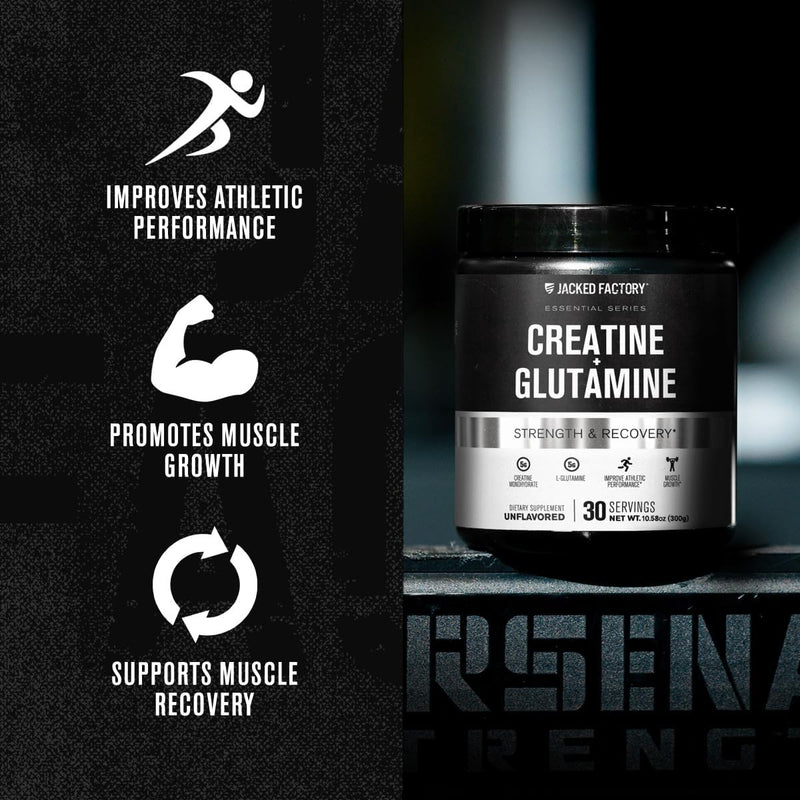 Load image into Gallery viewer, Jacked Factory - Creatine + Glutamine

