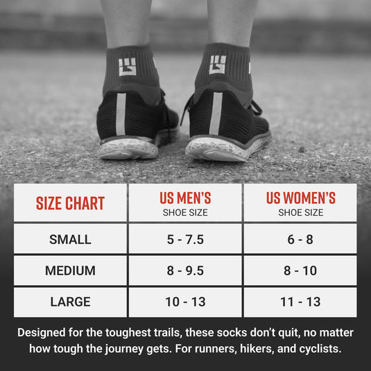 Mudgear - Tough Mudder by Mudgear Quarter (1/4) Crew Sock