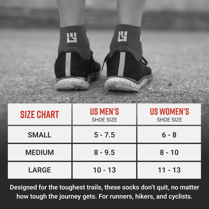 Load image into Gallery viewer, Tough Mudder by MudGear Quarter (1/4) Crew Sock
