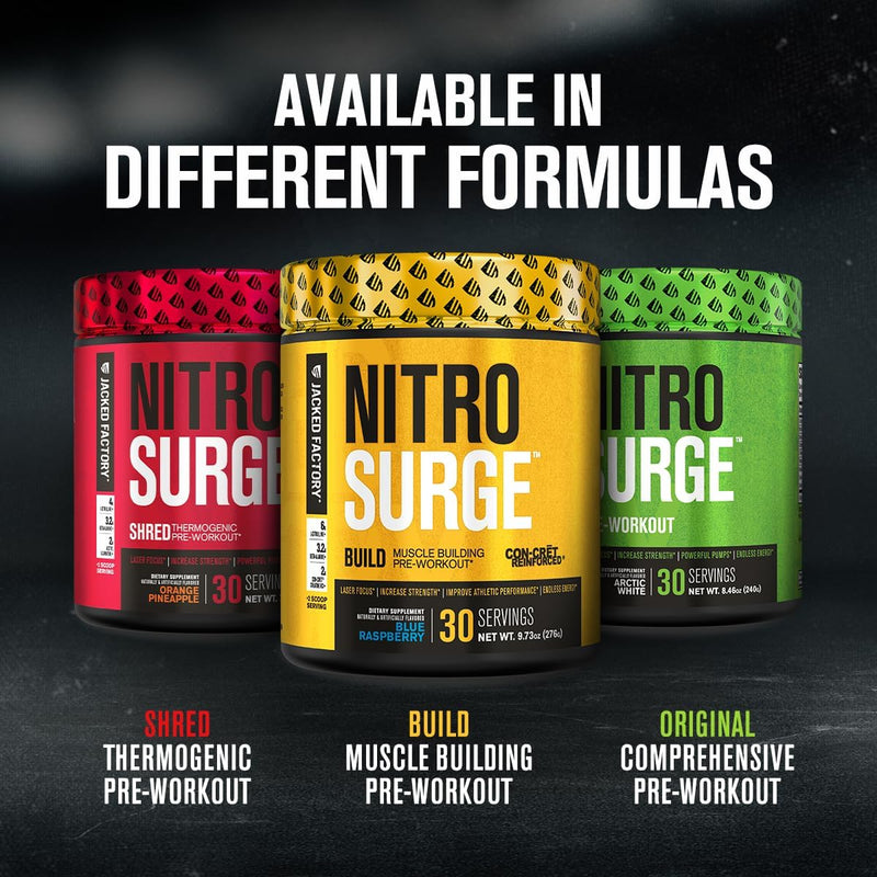 Load image into Gallery viewer, Jacked Factory - Nitrosurge Build - Pre-Workout
