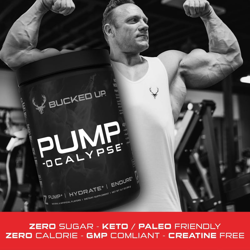 Load image into Gallery viewer, Bucked Up - PUMP-OCALYPSE - Pre-Workout
