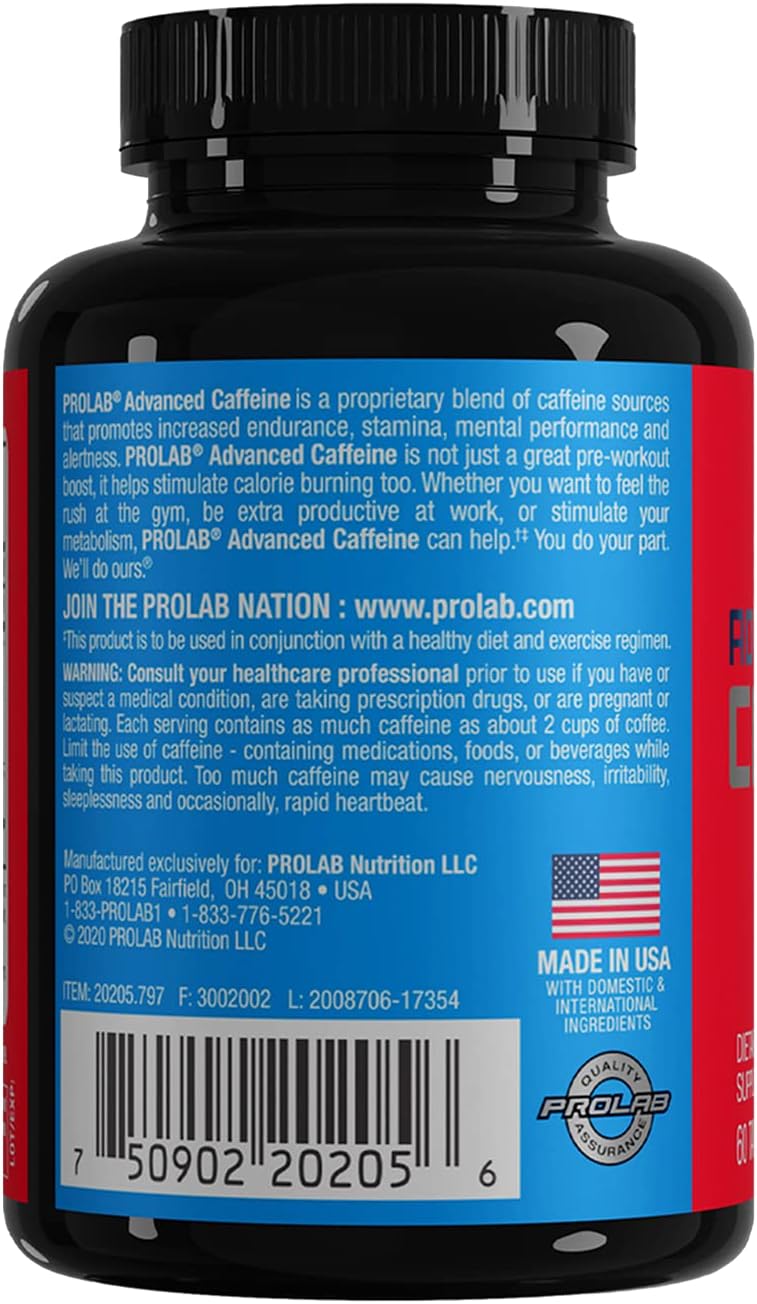 Load image into Gallery viewer, Prolab Nutrition - Advanced Caffeine® (60 Count)
