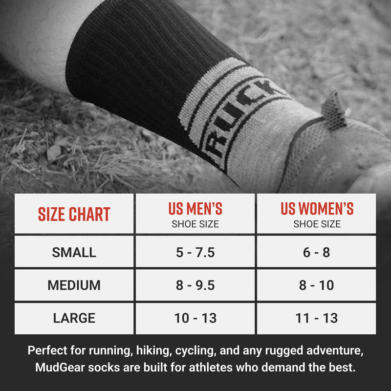 Load image into Gallery viewer, MudGear - Ruck Sock (Black/Gray)
