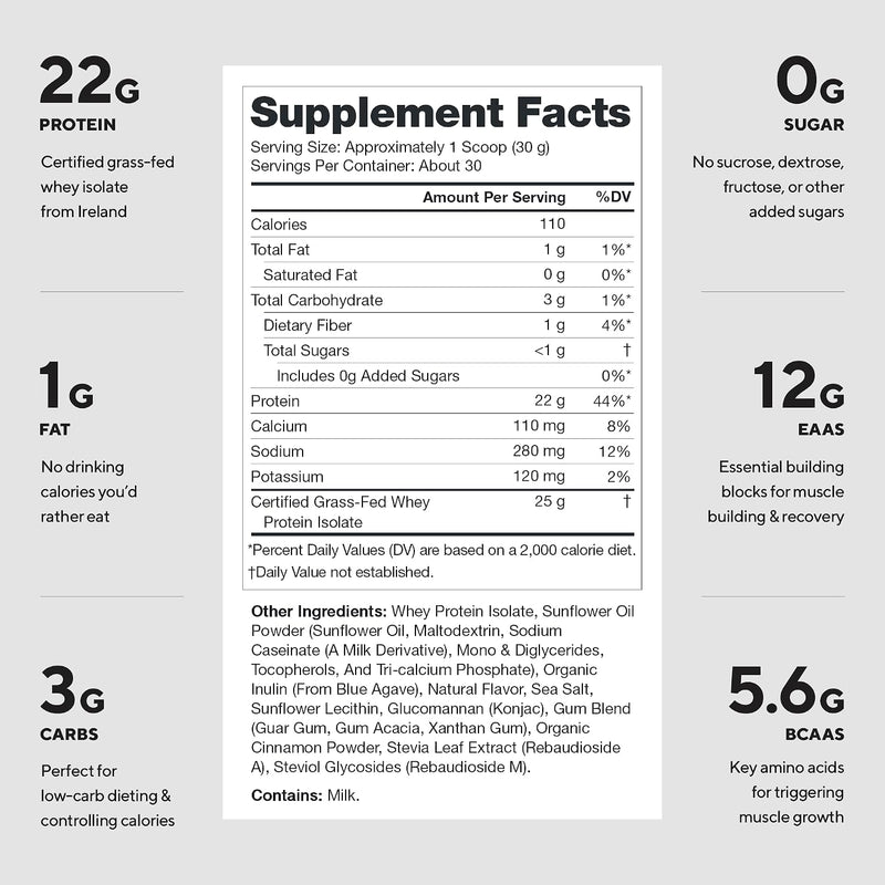 Load image into Gallery viewer, Legion Athletics - Grass-Fed Whey+ Protein Isolate Powder
