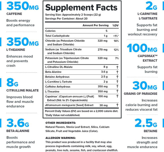 Legion Athletics - Pulse Burn Thermogenic Pre-Workout